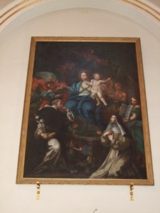 Il quadro della Madonna del Rosario
