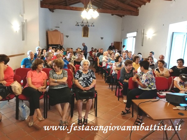 16/06/2018. Alcuni momenti della conferenza svoltasi presso il Salone Parrocchiale di Via Immacolata a S.G.Galermo.