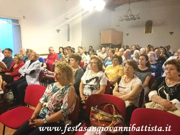 16/06/2018. Alcuni momenti della conferenza svoltasi presso il Salone Parrocchiale di Via Immacolata a S.G.Galermo.