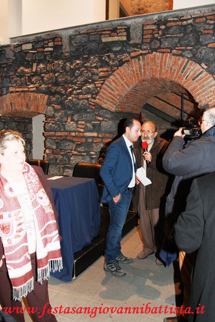 16/01/2018. Alcuni momenti della conferenza svoltasi presso il Museo Diocesano di Catania.