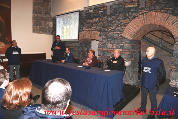 16/01/2018. Alcuni momenti della conferenza svoltasi presso il Museo Diocesano di Catania.