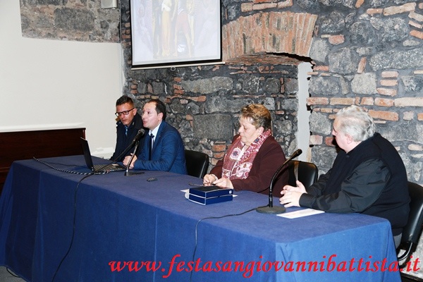 16/01/2018. Alcuni momenti della conferenza svoltasi presso il Museo Diocesano di Catania.