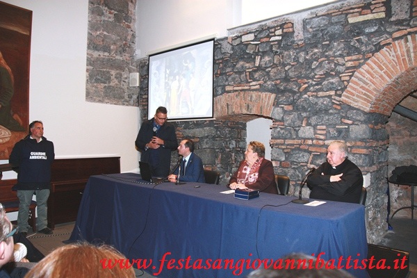 16/01/2018. Alcuni momenti della conferenza svoltasi presso il Museo Diocesano di Catania.