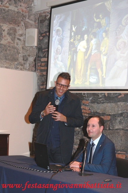 16/01/2018. Alcuni momenti della conferenza svoltasi presso il Museo Diocesano di Catania.