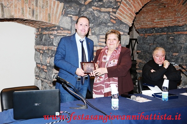 16/01/2018. Alcuni momenti della conferenza svoltasi presso il Museo Diocesano di Catania.