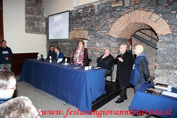 16/01/2018. Alcuni momenti della conferenza svoltasi presso il Museo Diocesano di Catania.