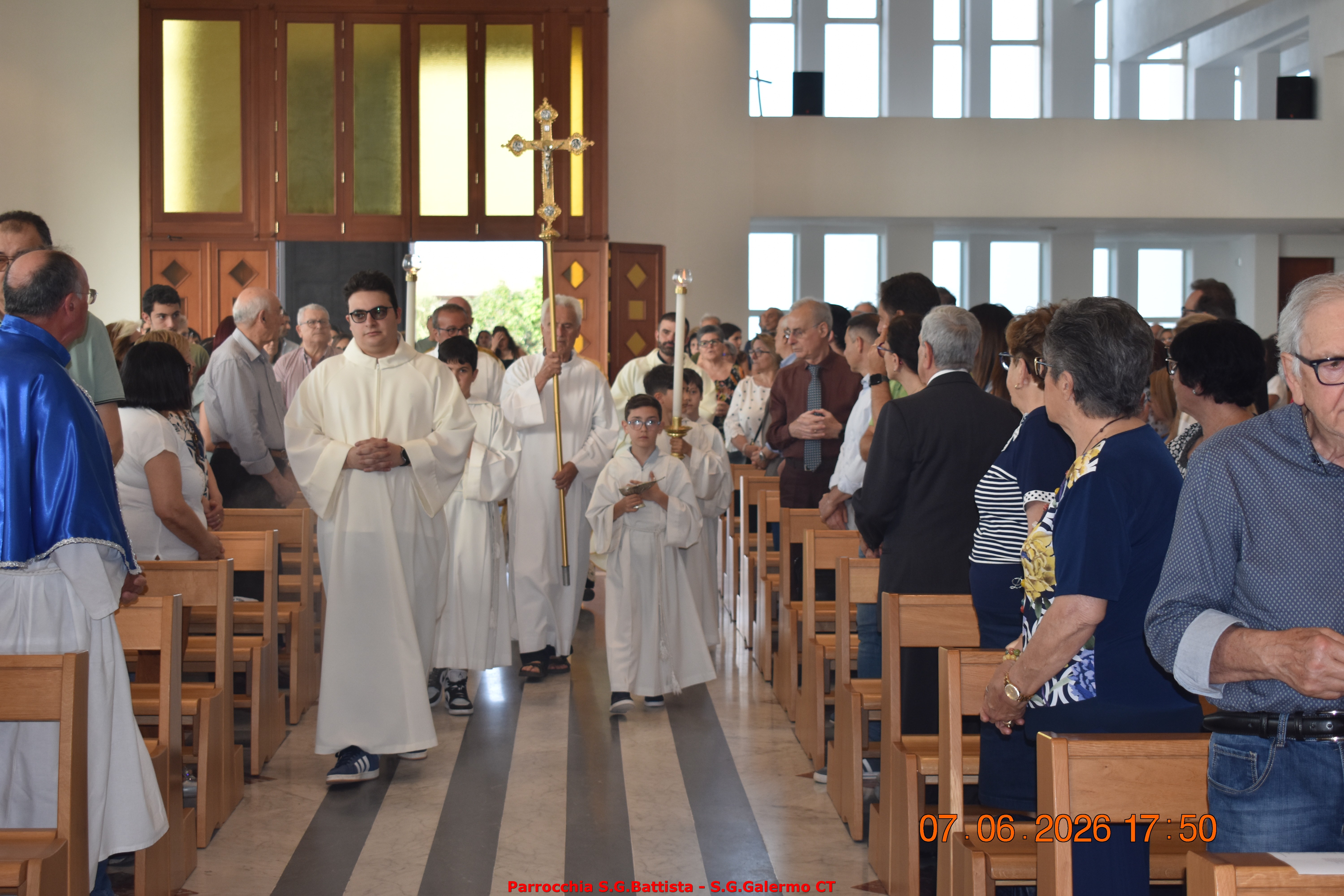 07/06/2026. Processione del Corpus Domini per le vie del quartiere. La Liturgia della parola.