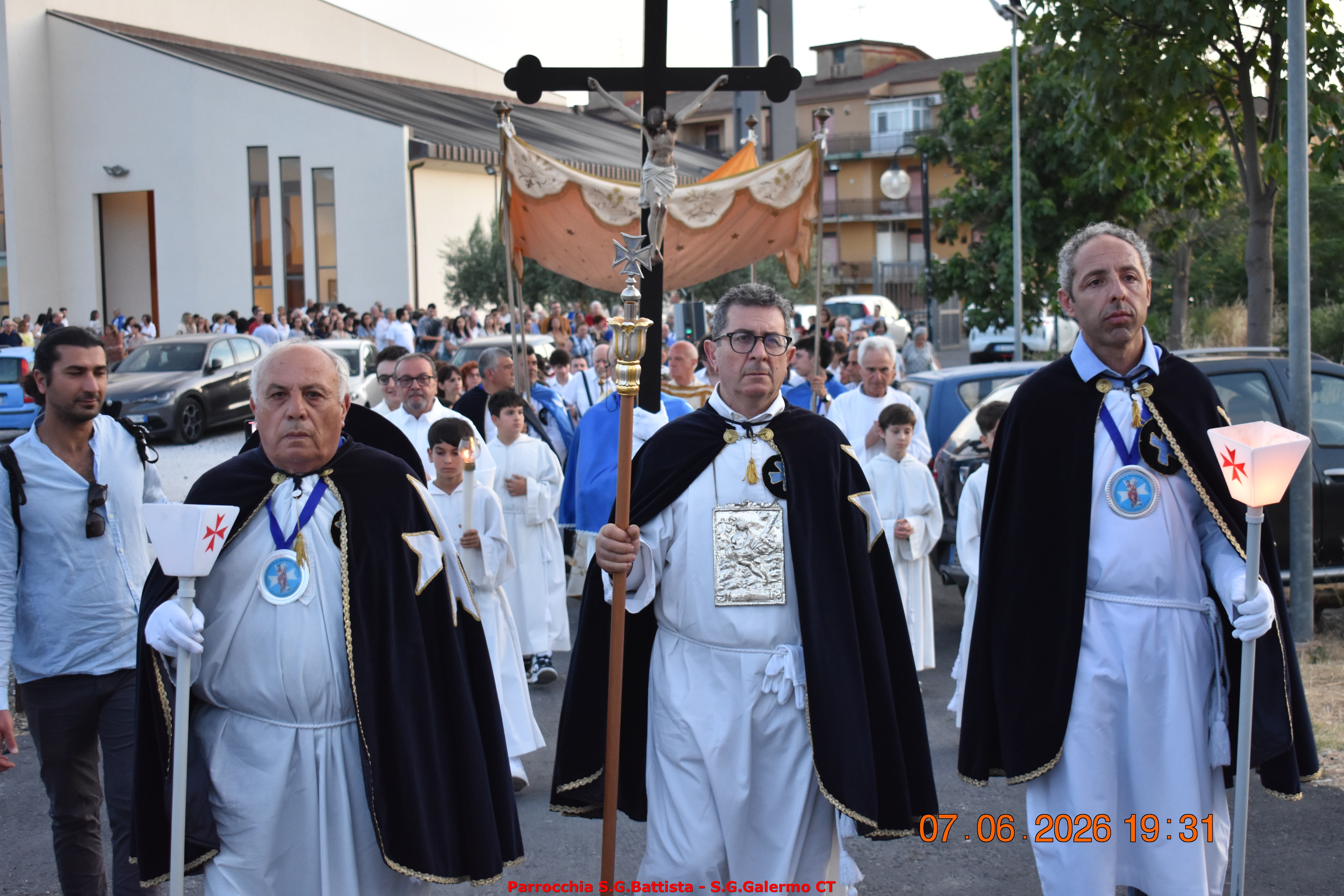 07/06/2026. Processione del Corpus Domini per le vie del quartiere.