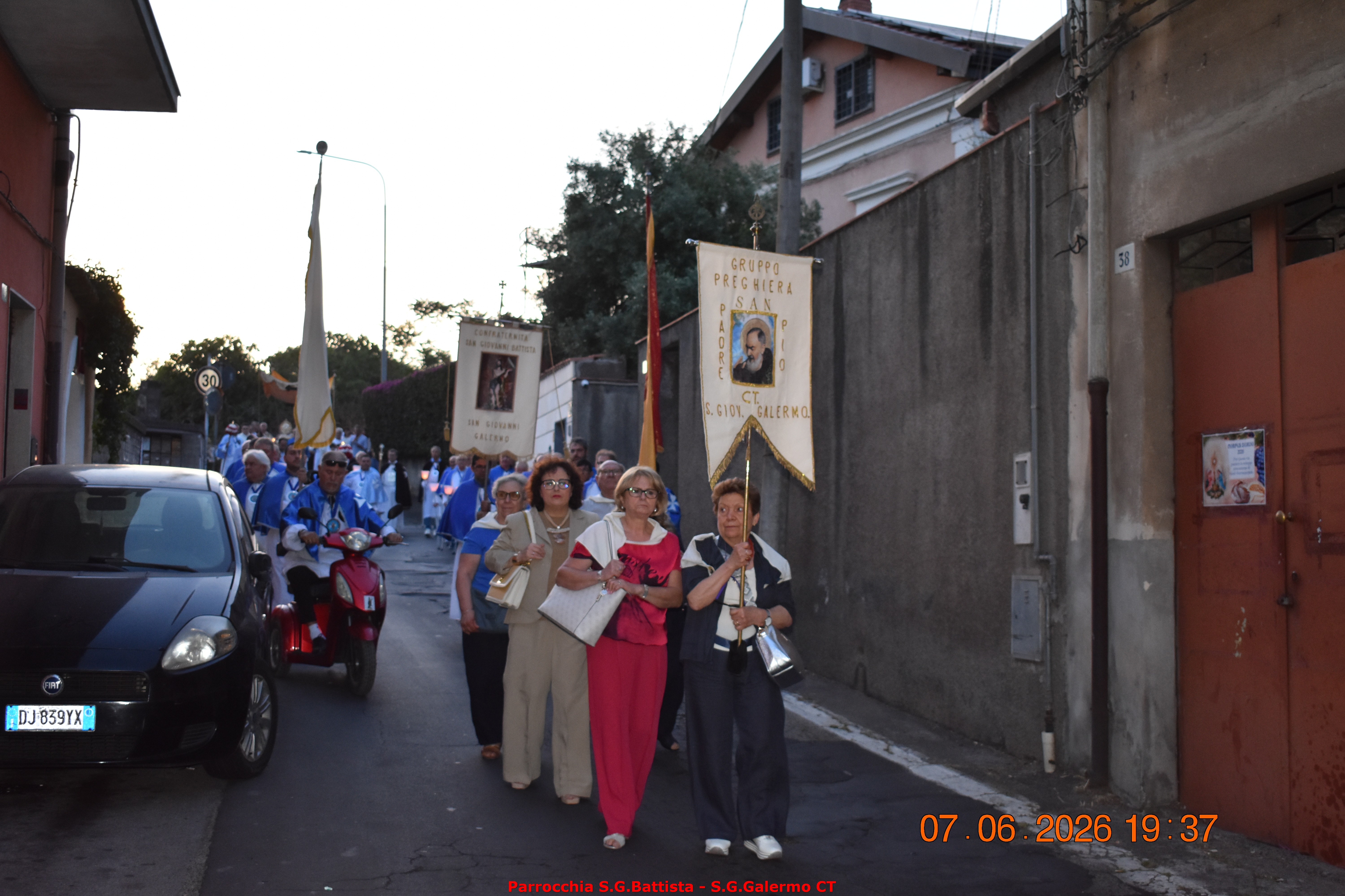 07/06/2026. Processione del Corpus Domini per le vie del quartiere.