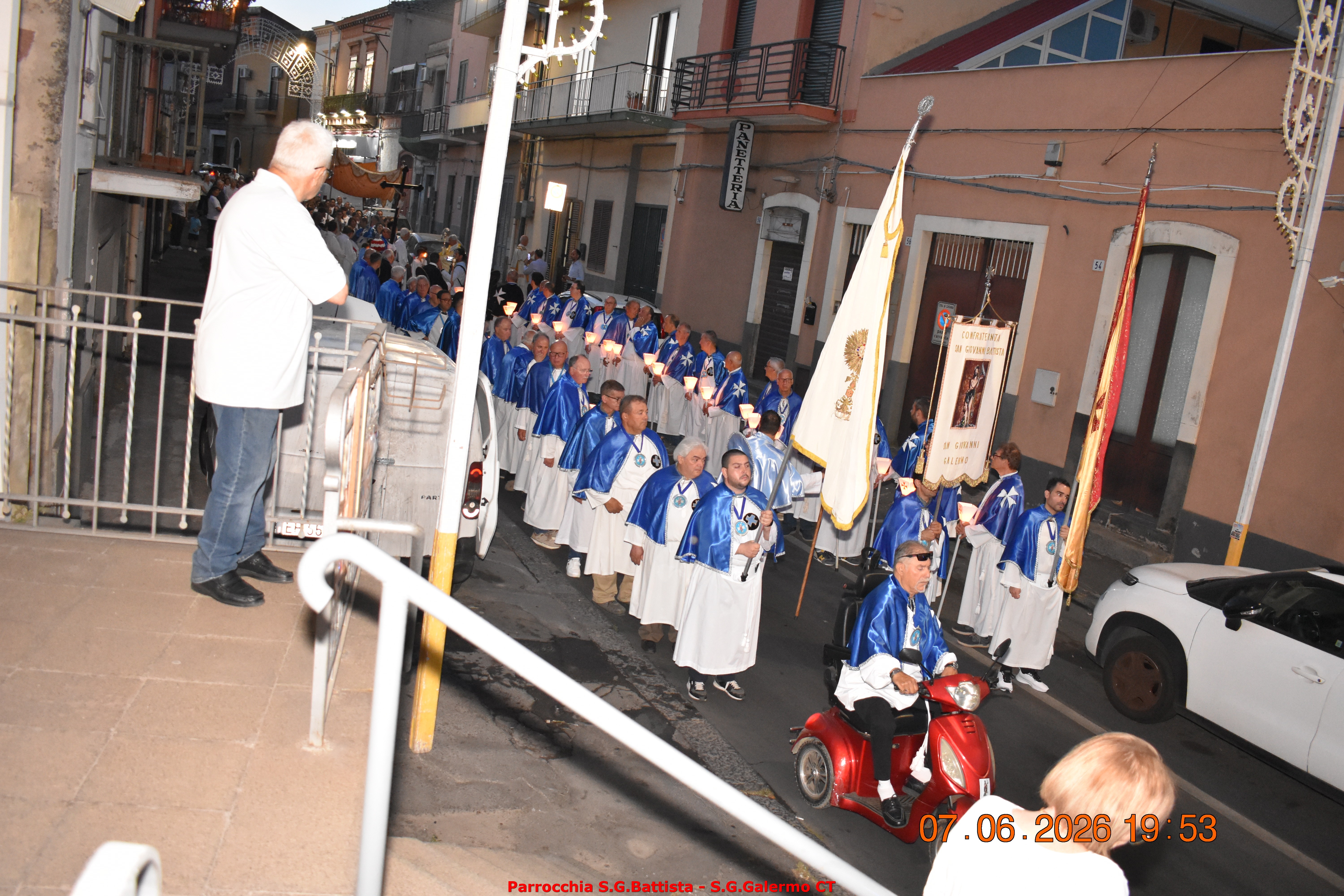 07/06/2026. Processione del Corpus Domini per le vie del quartiere.