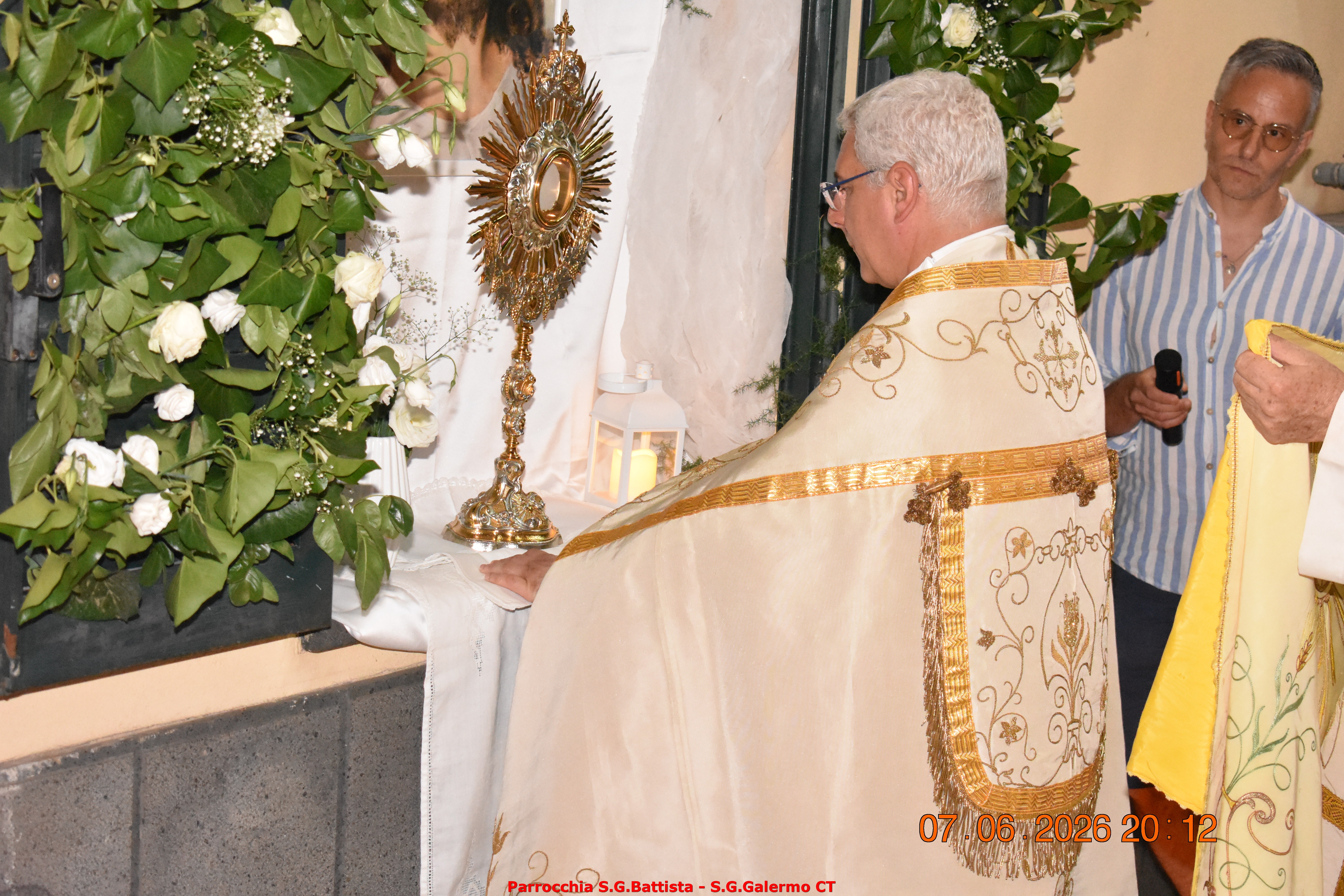 07/06/2026. Processione del Corpus Domini per le vie del quartiere.