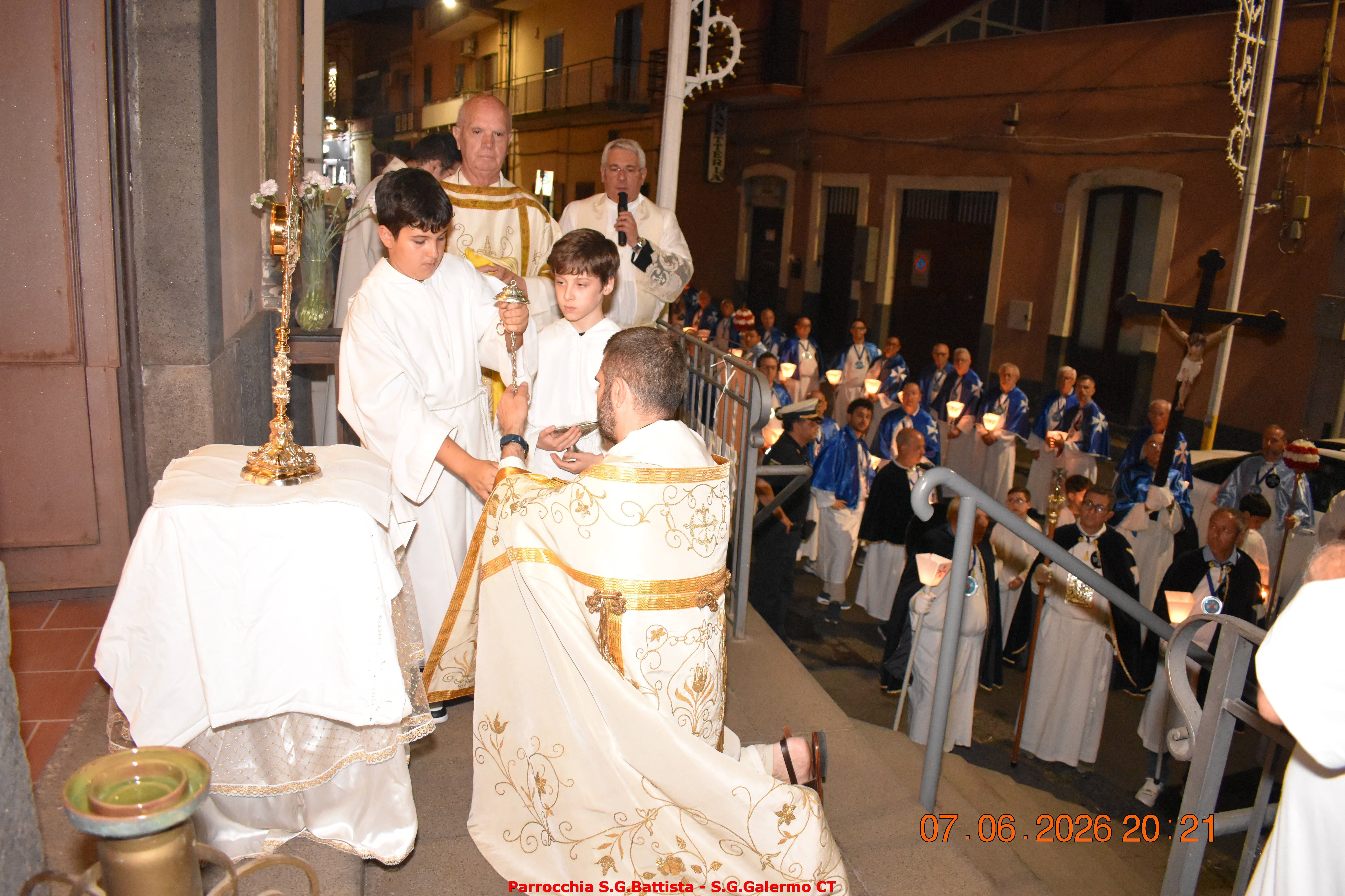 07/06/2026. Processione del Corpus Domini per le vie del quartiere.