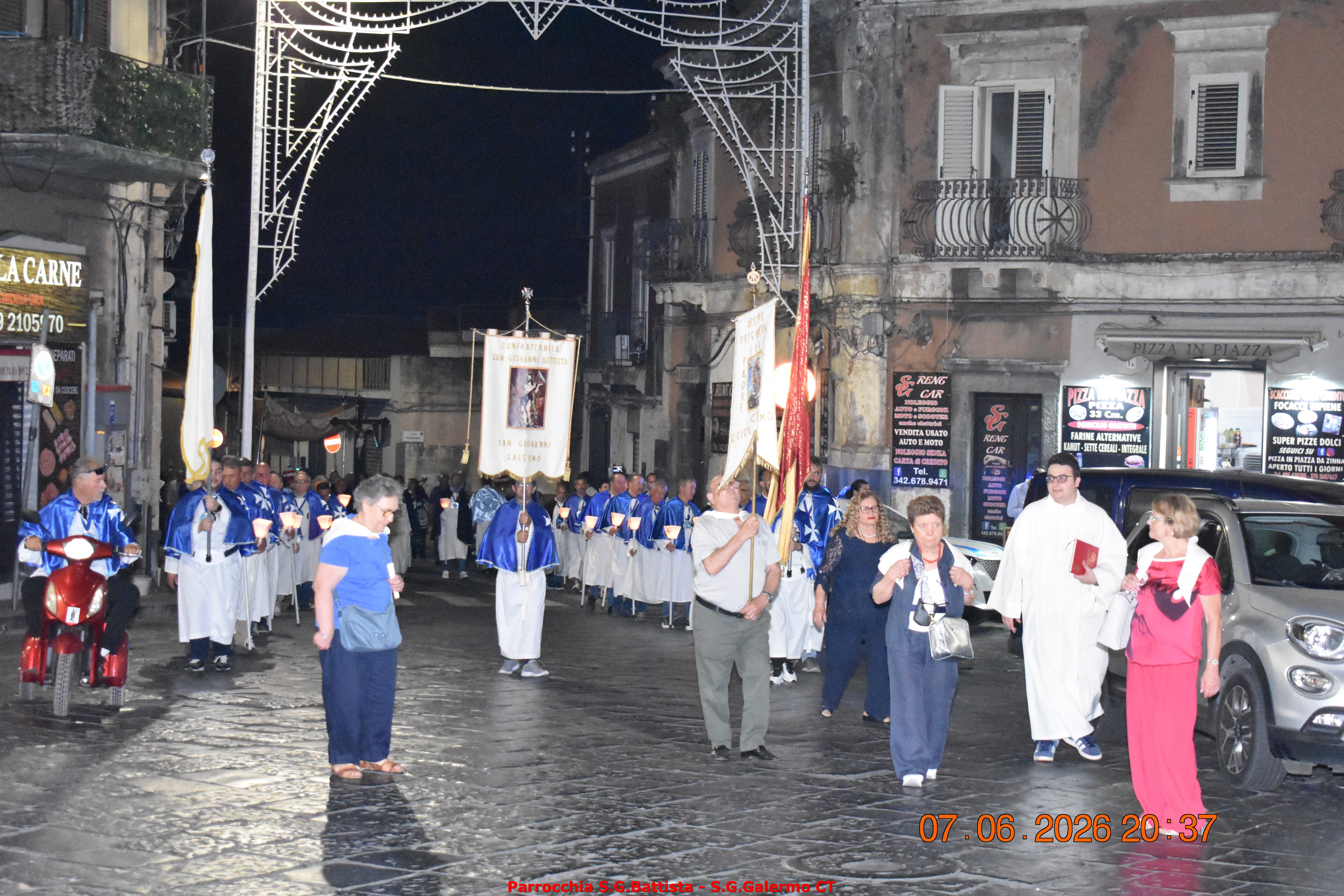 07/06/2026. Processione del Corpus Domini per le vie del quartiere.