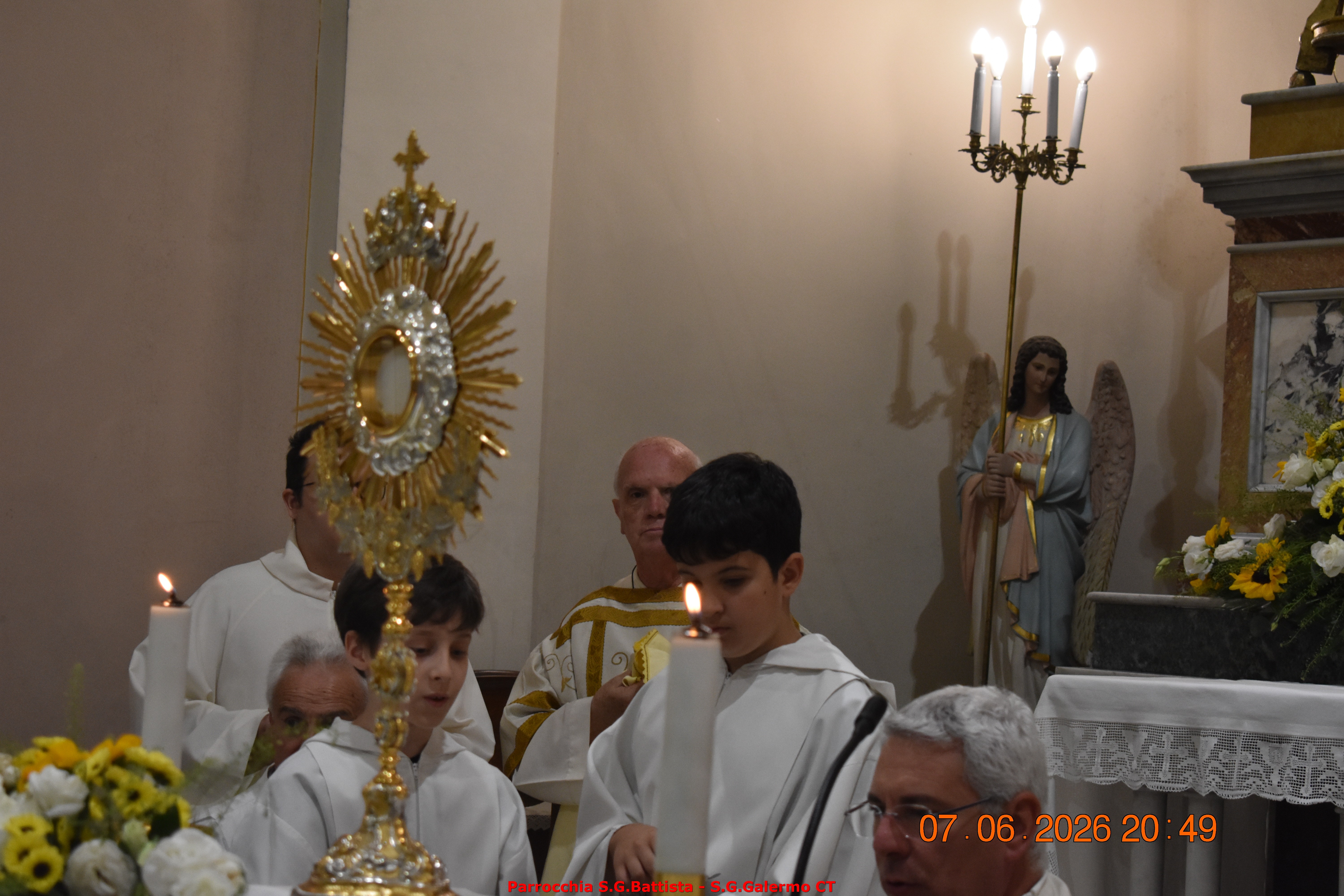 07/06/2026. Processione del Corpus Domini per le vie del quartiere.
