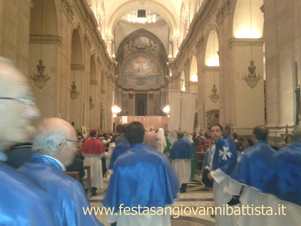23/11/2014. L'arrivo nella Cattedrale di Catania.