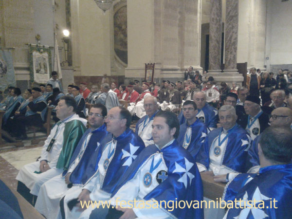 23/11/2014. La Confraternita di San Giovanni Battista nella Cattedrale di Catania.