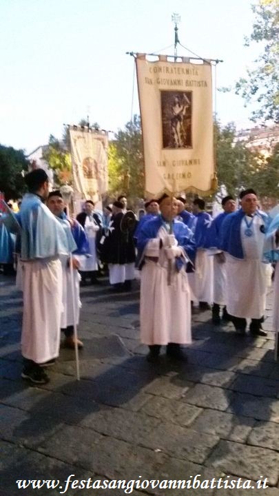 13/11/2016. Gli Stendardi delle varie Confraternite.