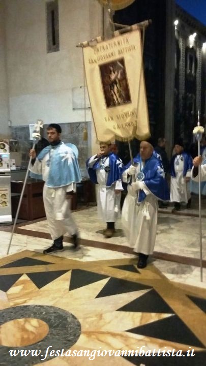 13/11/2016. L'ingresso dello Stendardo nella Cattedrale di Catania.
