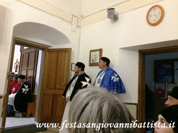 26/11/2017. Alcuni confrati della Confraternita San Giovanni Battista.