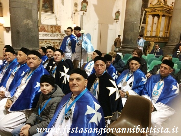26/11/2017. I Confrati del Battista in preghiera.