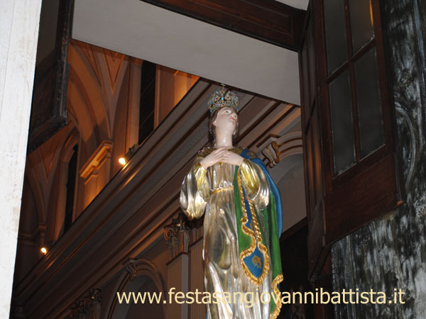 08/12/2015. La bellissima statua dell'Immacolata ritorna in Chiesa Madre.