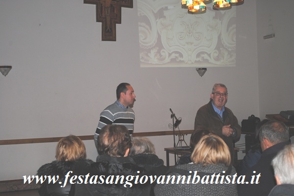 11/12/2015. Alcune fasi della conferenza 'La piccola opera di Maria Immacolata'. Intervento iniziale del Parroco Padre Giuseppe Catalfo.