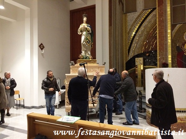 07/12/2016. I confrati del 'Battista' assieme al Parroco Don Giuseppe.