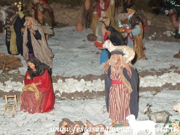 08/12/2016. Particolare dei Pastori del presepe.