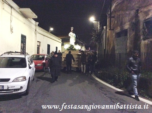 08/12/2016. Il Fercolo avanza su Via Immacolata.