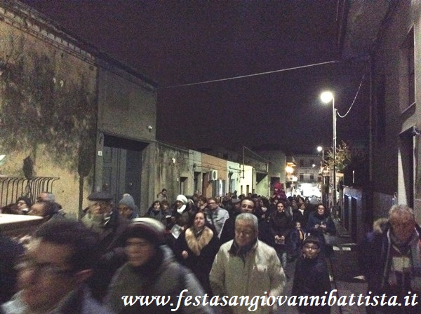 08/12/2016. La Comunità di San Giovanni Galermo in cammino con l'Immacolata.