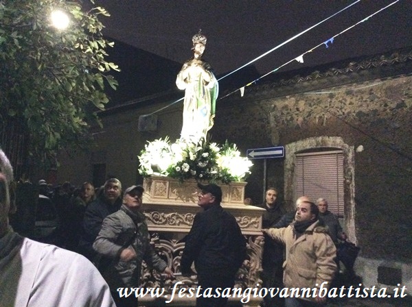 08/12/2016. Il Fercolo avanza in Via Sibilla.