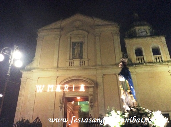 08/12/2016. Il rientro in Chiesa Madre.