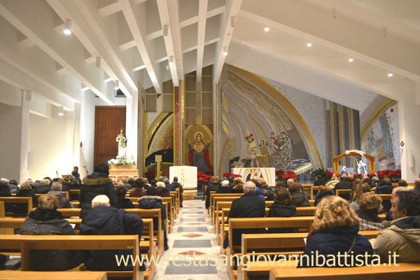 08/12/2018. La nuova Chiesa intitolata ai Santi Zaccaria ed Elisabetta.