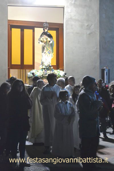 08/12/2018. La Madonna sul Sacrato della nuova Chiesa.