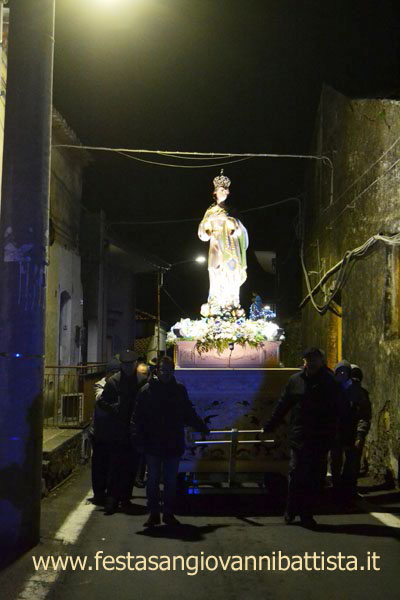 08/12/2018. Il Fercolo avanza su Via Del Fasano.