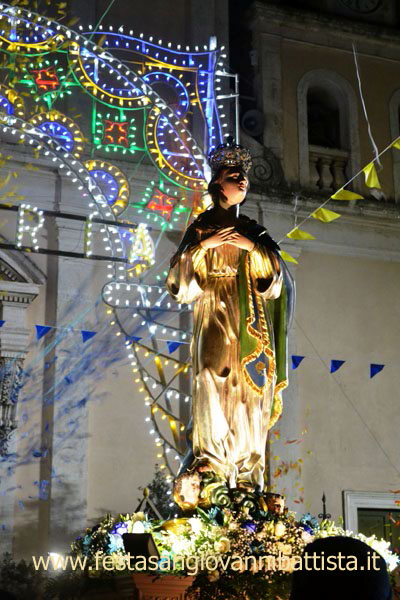 08/12/2018. La Madre Santissima di Gesù saluta gli abitanti di San Giovanni Galermo.