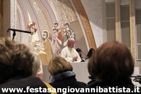 08/12/2019. S.Messa delle ore 18:00. La lettura del vangelo.