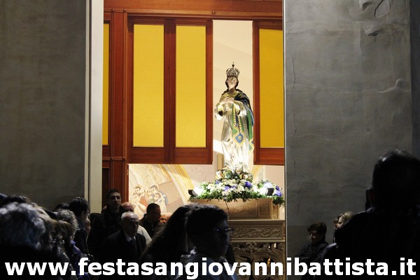 08/12/2019. L'uscita dell'Immacolata dal Nuovo Complesso Parrocchiale dedicati ai SS.Zaccaria ed Elisabetta.