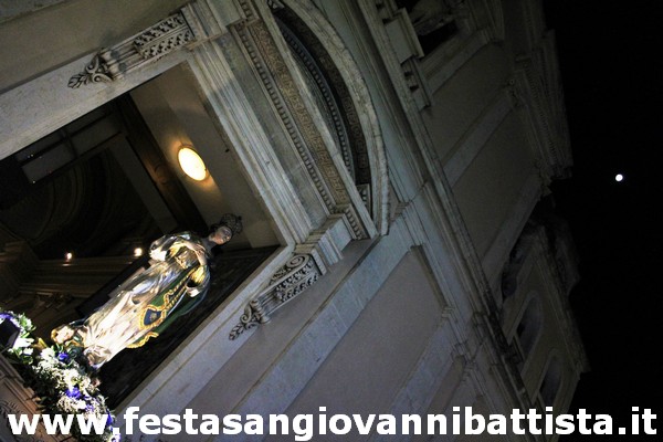 08/12/2019. Il rientro in Chiesa Madre della statua dell'Immacolata.
