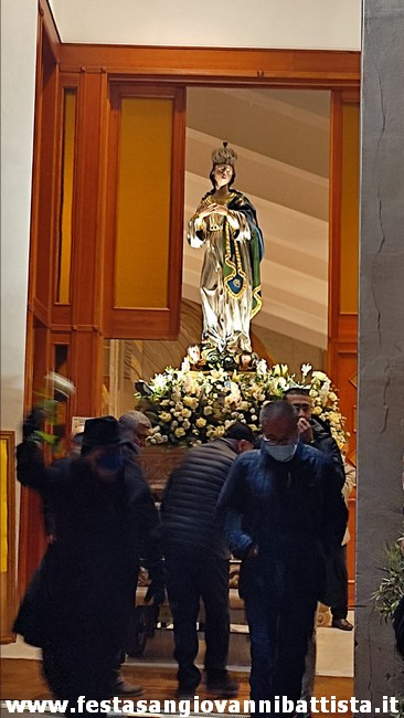 08/12/2021. Maria proteggi il popolo di San Giovanni Galermo.