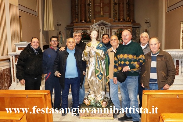 08/12/2023. Il Comitato dell'Immacolata assieme a Maria Santissima in Chiesa Madre.