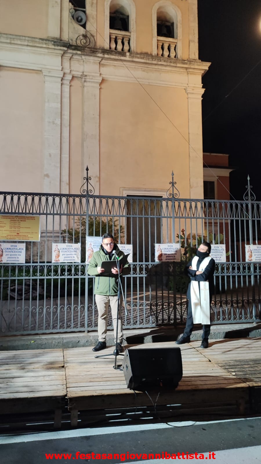 08/12/2024. Il tenore Alfio Marletta canta dei brani mariani.