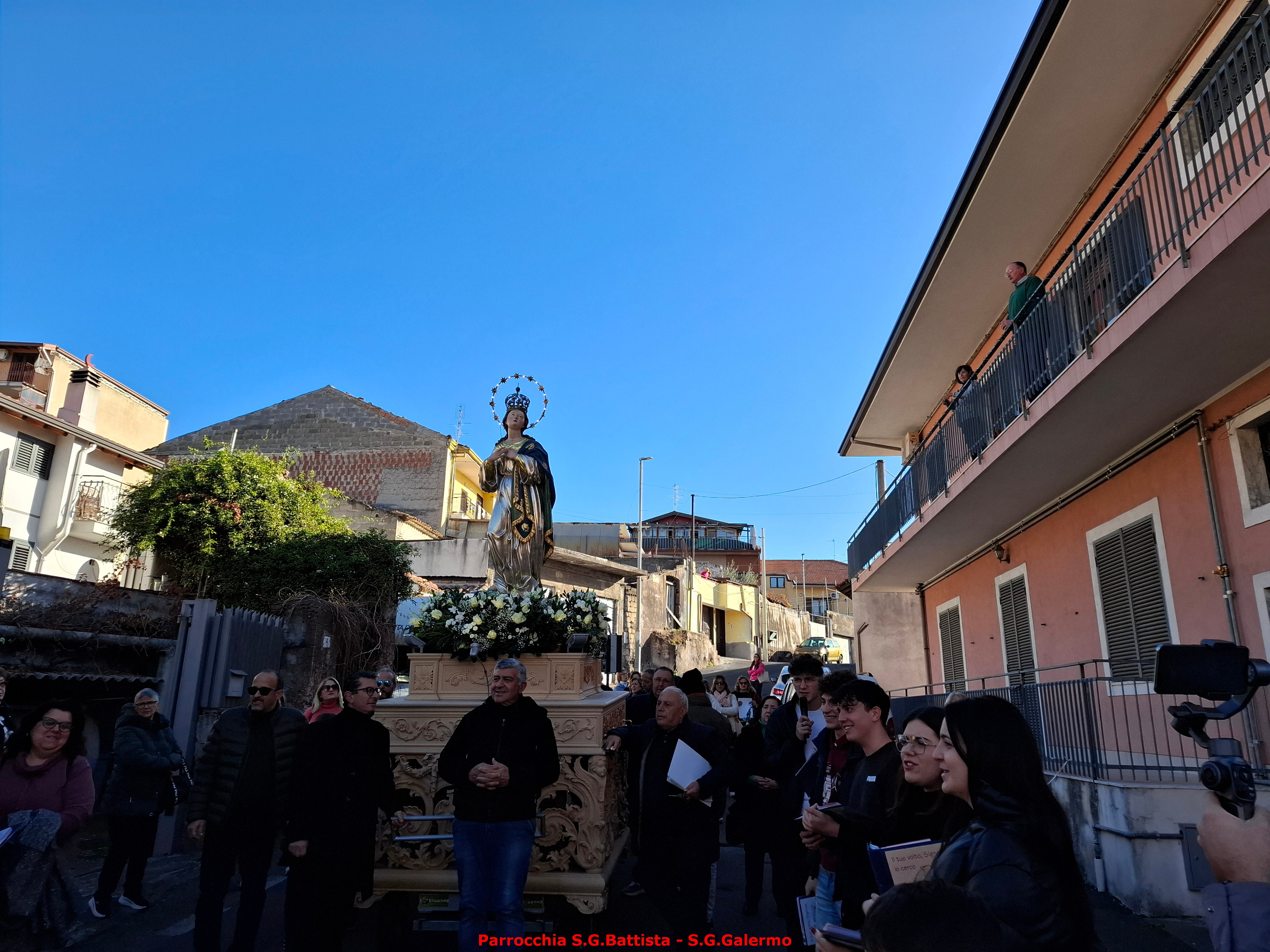 08/12/2025. Festa di Maria Immacolata.