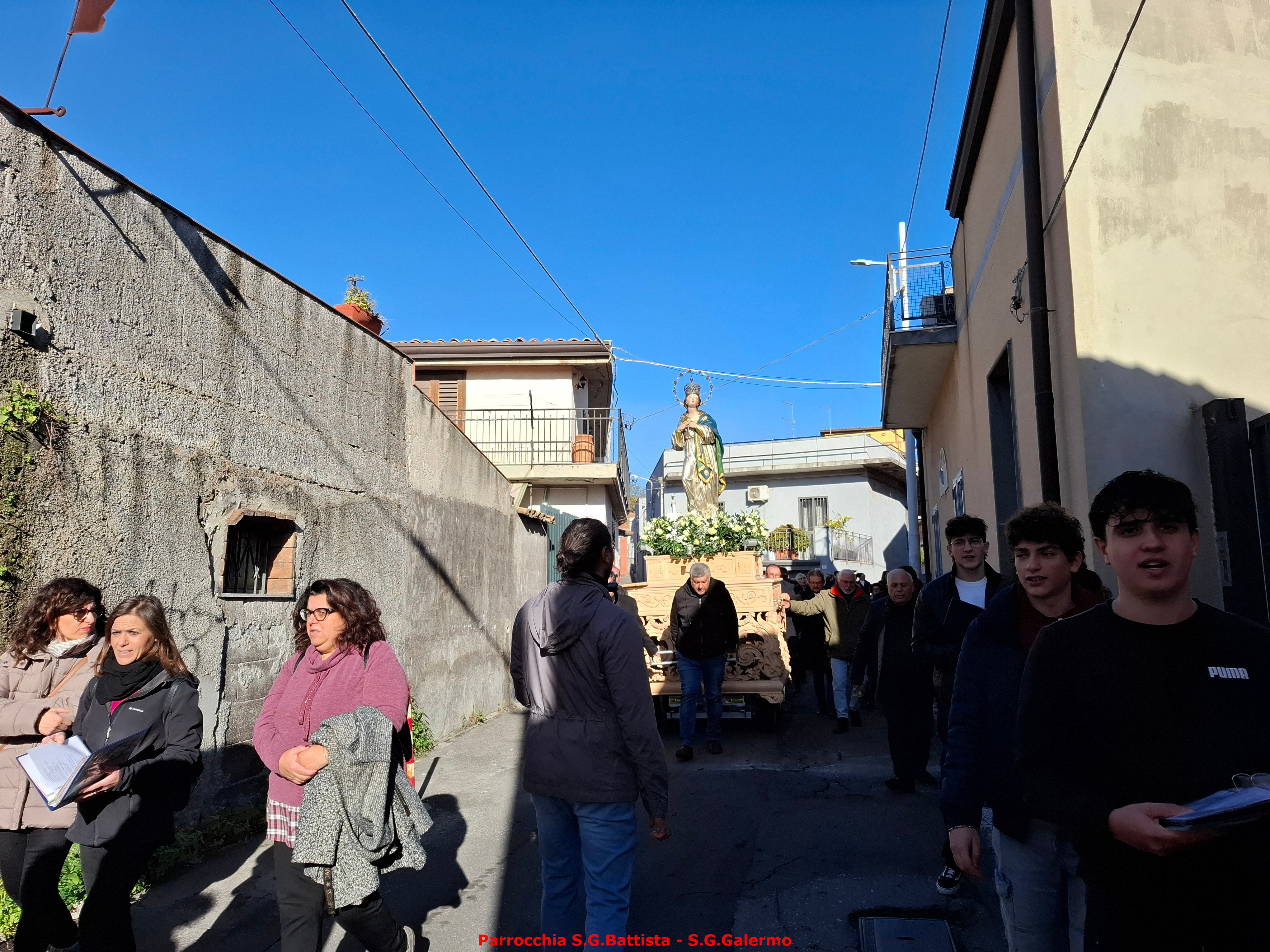 08/12/2025. Festa di Maria Immacolata.