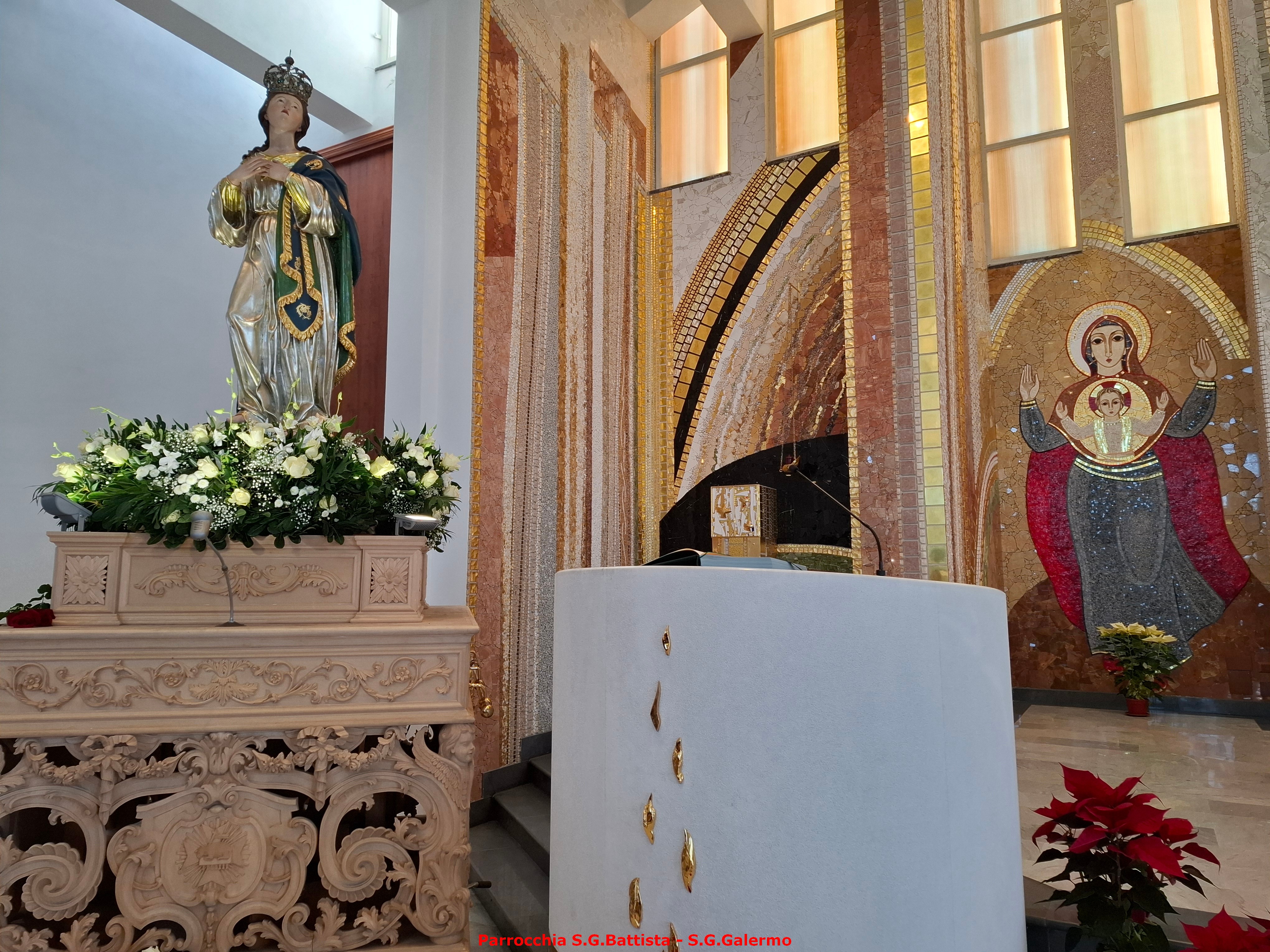 08/12/2025. Festa di Maria Immacolata.