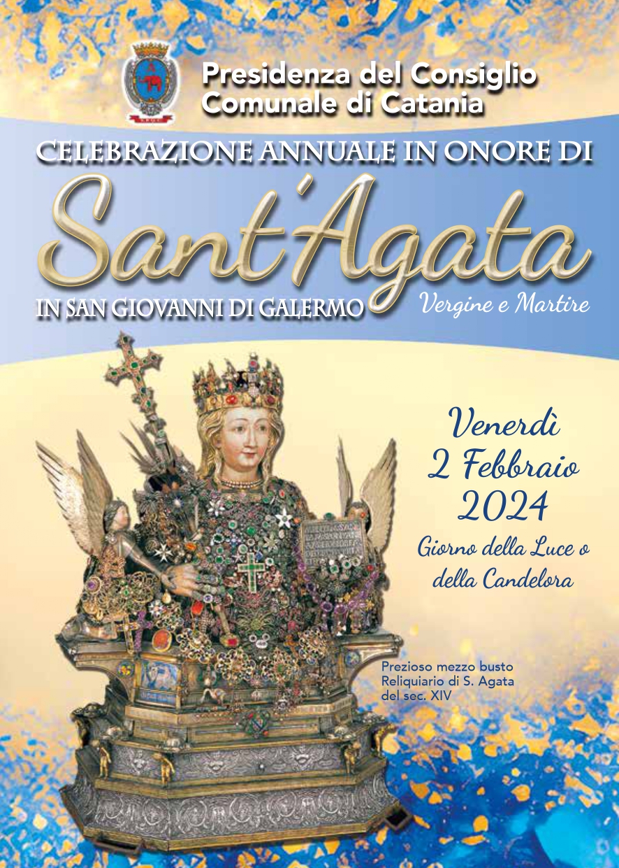 02/02/2024. Alcuni momenti della celebrazione annuale in onore di Sant'Agata in San Giovanni di Galermo.