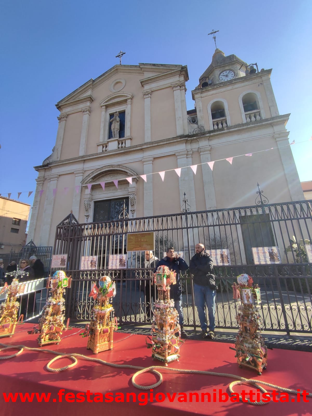 02/02/2024. Alcuni momenti della celebrazione annuale in onore di Sant'Agata in San Giovanni di Galermo.
