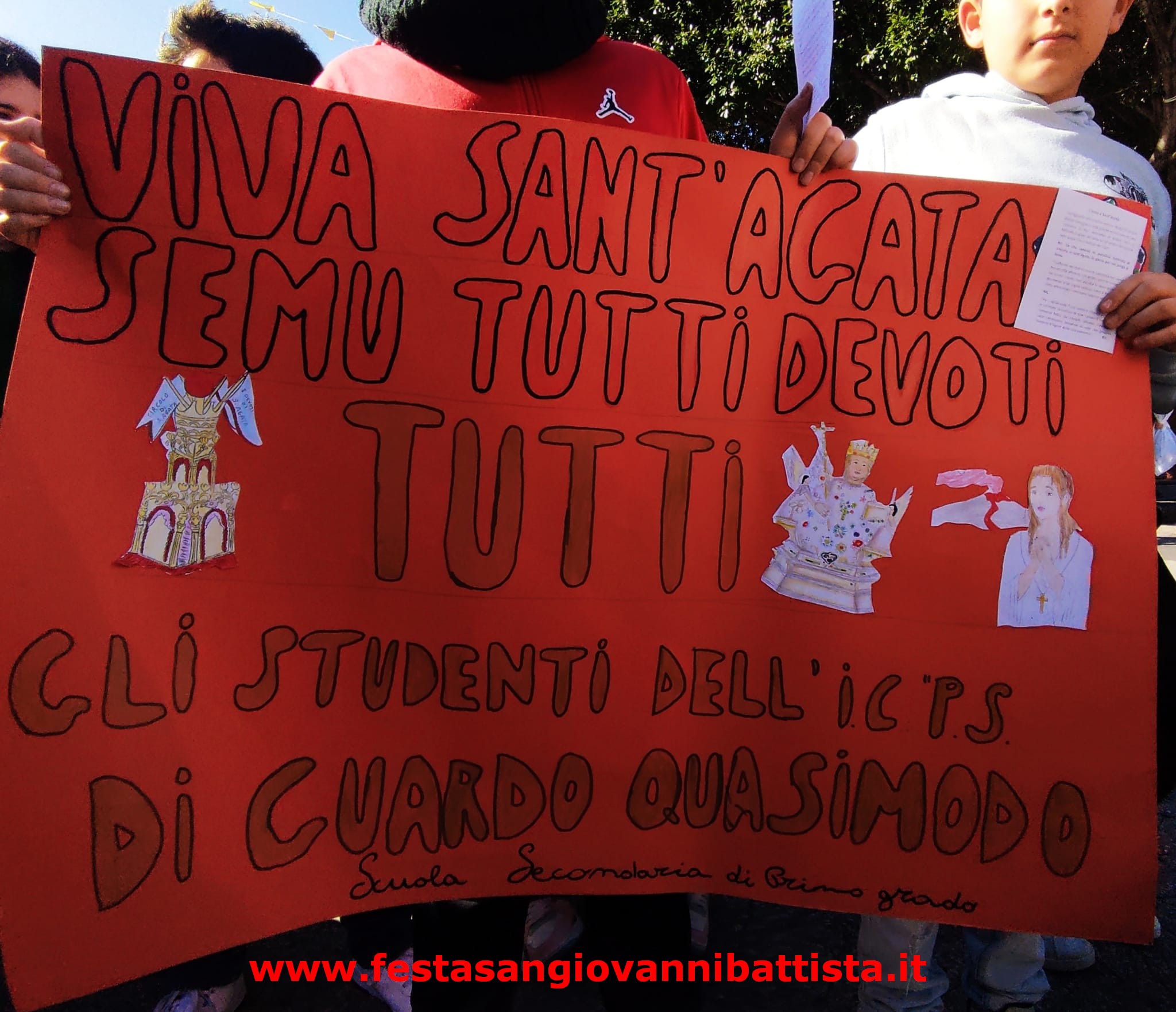 02/02/2024. Alcuni momenti della celebrazione annuale in onore di Sant'Agata in San Giovanni di Galermo.