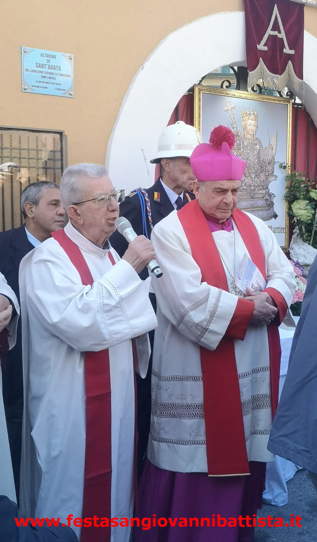 02/02/2024. Alcuni momenti della celebrazione annuale in onore di Sant'Agata in San Giovanni di Galermo.