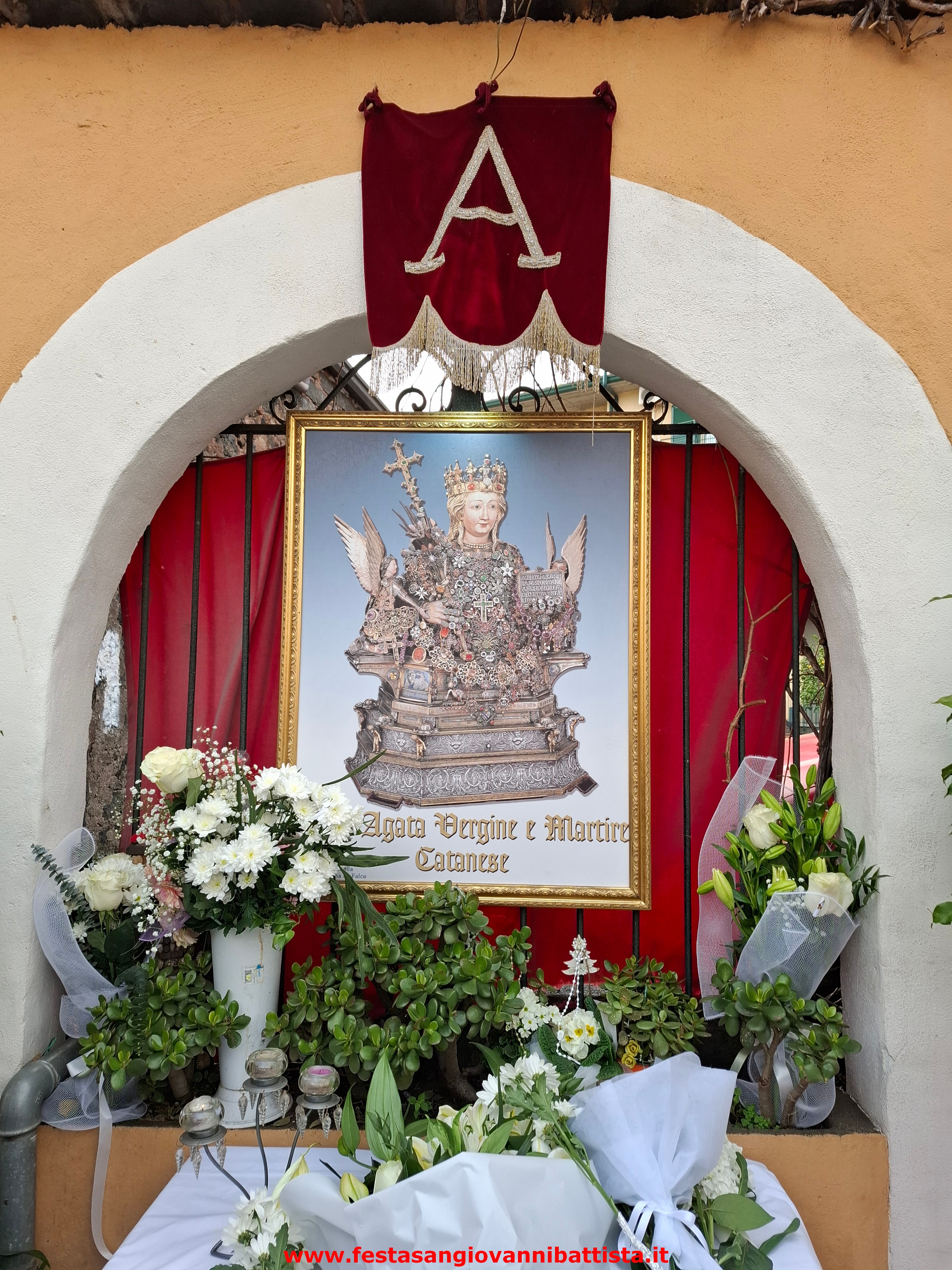Oggi la nostra comunità parrocchiale ha reso omaggio alla vergine e martire Agata.